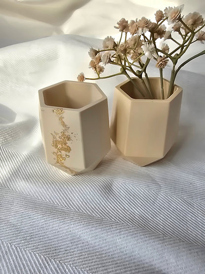 Small Hexagon Vase